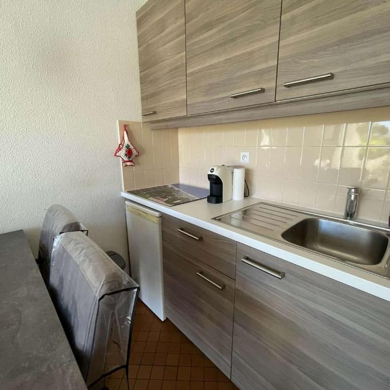 Studio cabine, parking privé - 4 pers. - FR-1-328-288 - Studio - 5