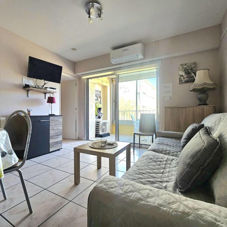Appartement T2 avec clim, parking et wifi - Balaruc-les-Bains - Appartement 1 Chambre - 6
