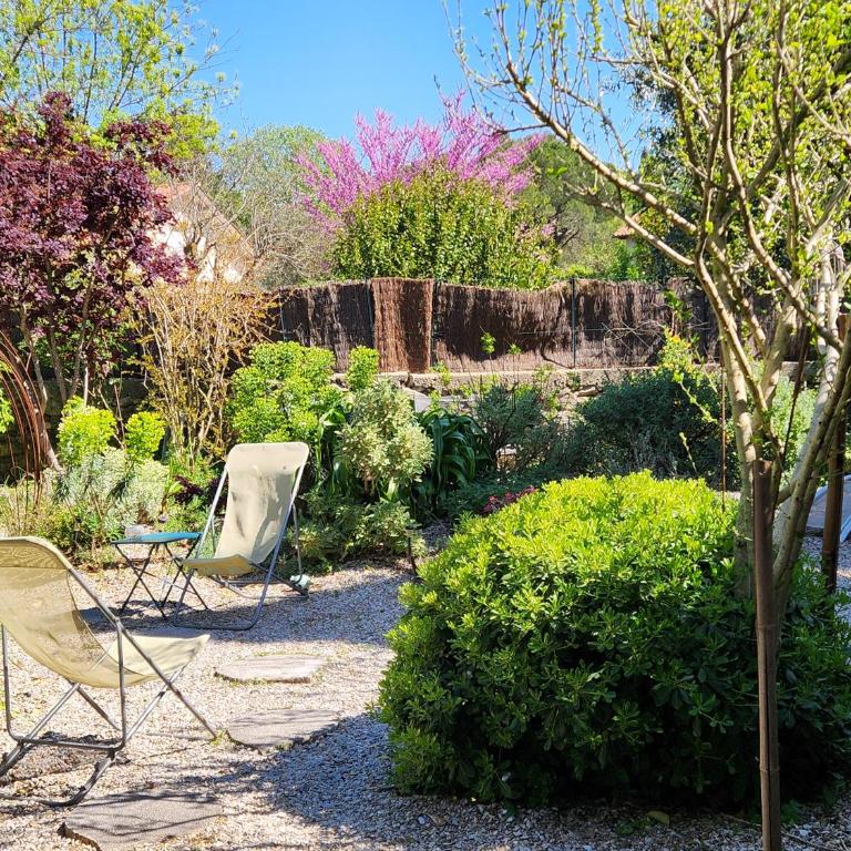 Chez Nous dans notre petit jardin - Camera Matrimoniale con Bagno Privato Esterno - 14