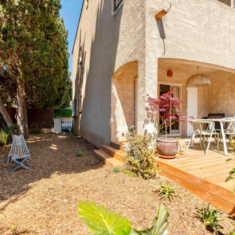 T2 Haut de gamme avec jardin privé - 50m du port Miramar - Apartamento de 1 dormitorio - 25