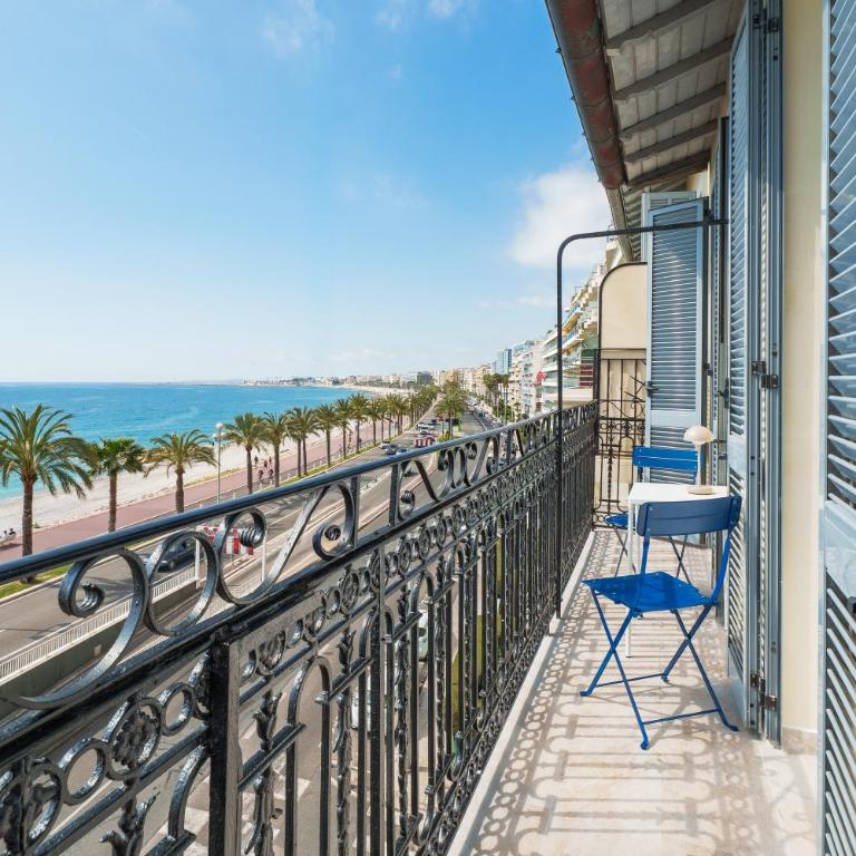Nice Renting - PROMENADE - Luxury Loft Sea View Balcony Top Floor - Appartement 3 Chambres - Vue sur Mer - 11