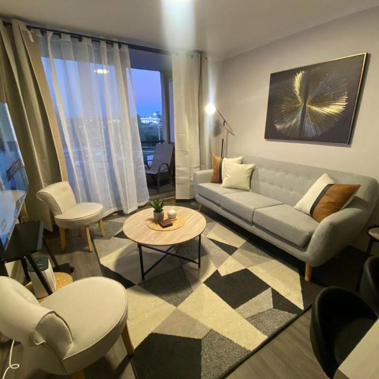 Hermoso dpto amoblado dos dormitorios mas dos baños - Apartamento de 2 dormitorios - 1