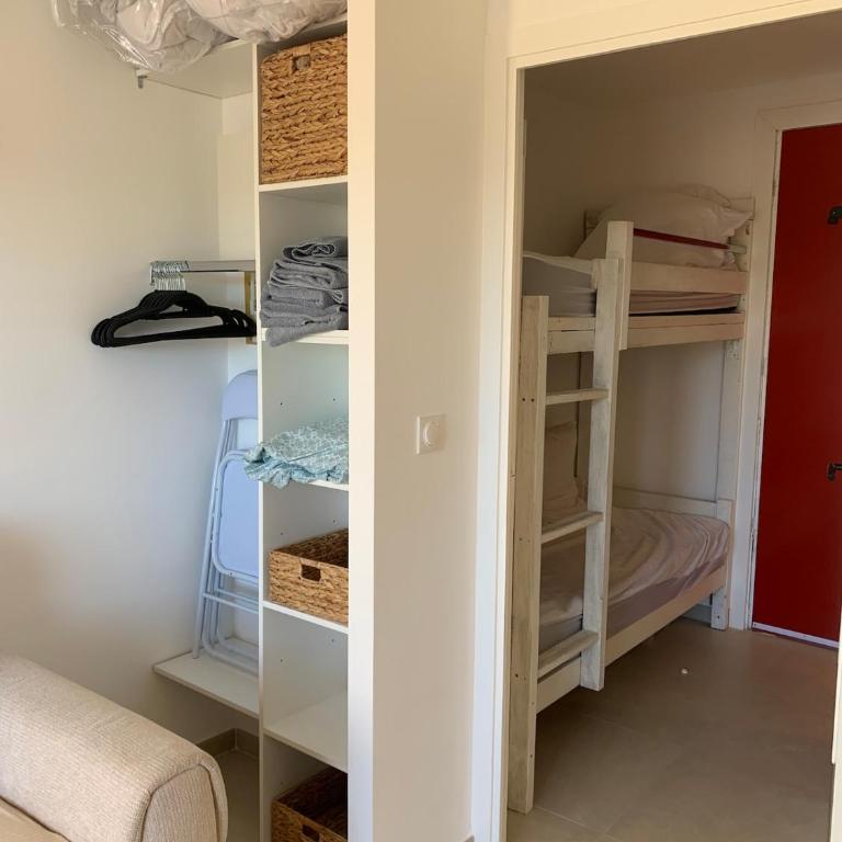Studio cabine climatisé 4 couchages vue mer - Appartement 1 Chambre - 8