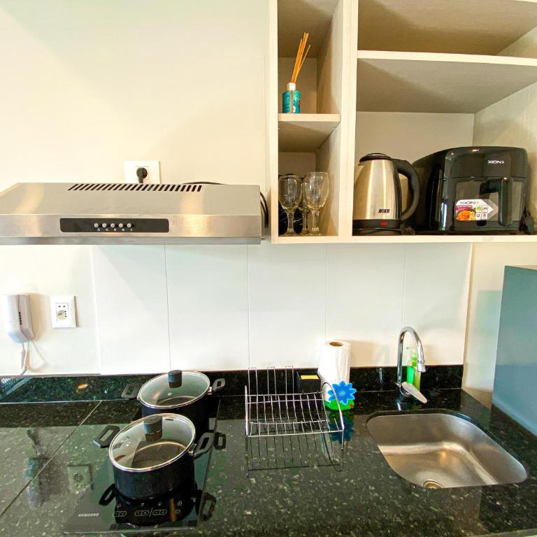 Estudio Moderno - A pasos del CIT y Aeropuerto - One-Bedroom Apartment - 7
