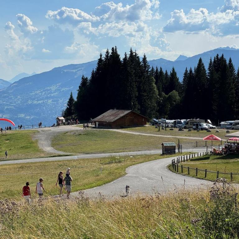 Panorama Mont-Blanc - grande terrasse, linge de maison, wifi, parking privé, cuisine équipée - 2 personnes - Chambre Double - Vue sur Montagne - 25