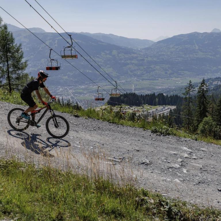 Panorama Mont-Blanc - grande terrasse, linge de maison, wifi, parking privé, cuisine équipée - 2 personnes - Chambre Double - Vue sur Montagne - 27