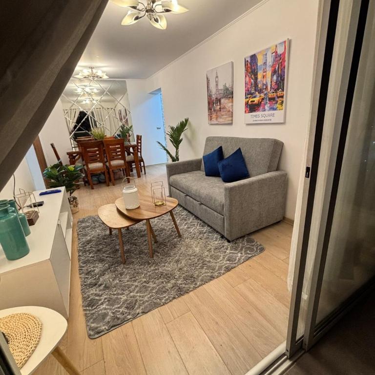 Depa familiar con vista al mar - Balcón piscina y cochera - Apartamento de 2 dormitorios con balcón y vistas al mar - 12