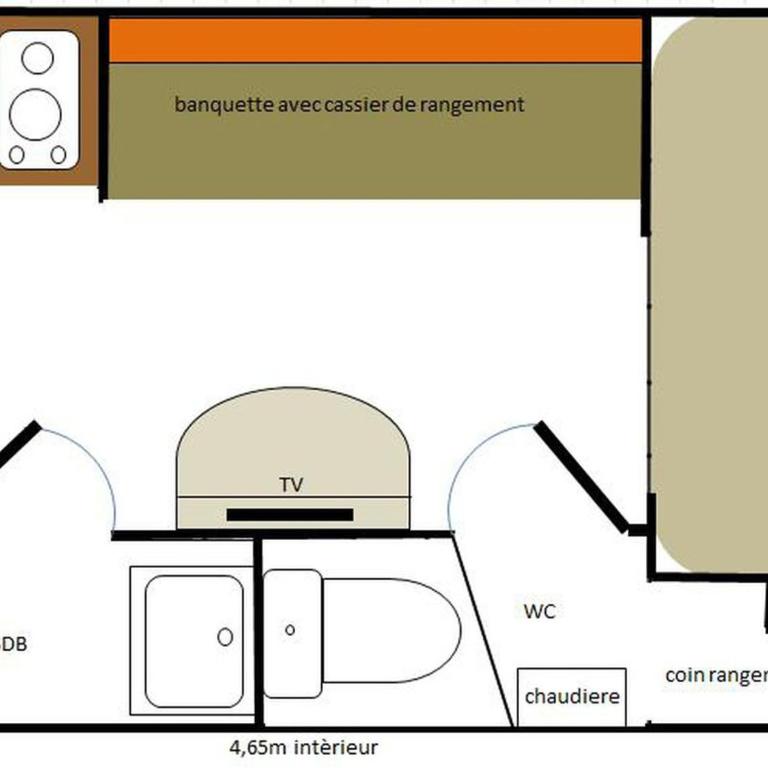 Roulotte cosy - 2 pers. - API-1-52-2559 - Casa Vacanze - 10