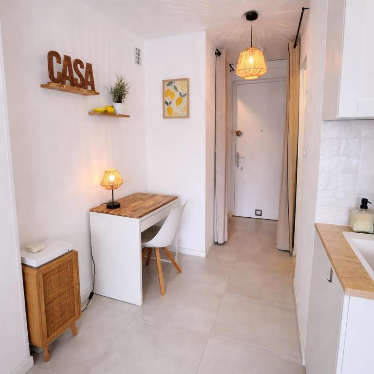 Le Cocon Azur - Studio 2P, Terrasse, AC, Plage - Studio - Vue sur Mer - 20