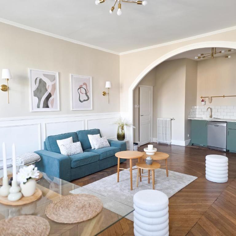 Appartement rénové avec vue Rhône - Centre - Appartement 3 Chambres - 4