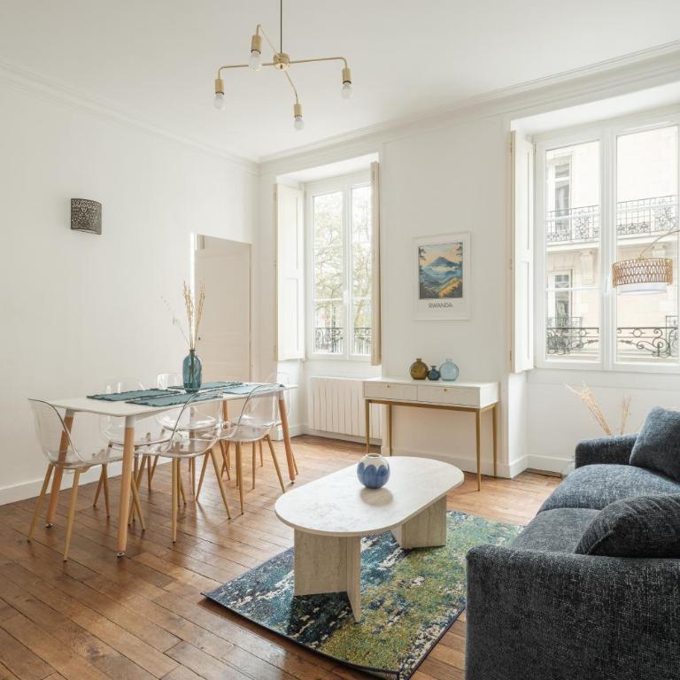 Charme ancien au cœur de Nantes - 2 ch - 6 pers - Apartment mit 2 Schlafzimmern - 9