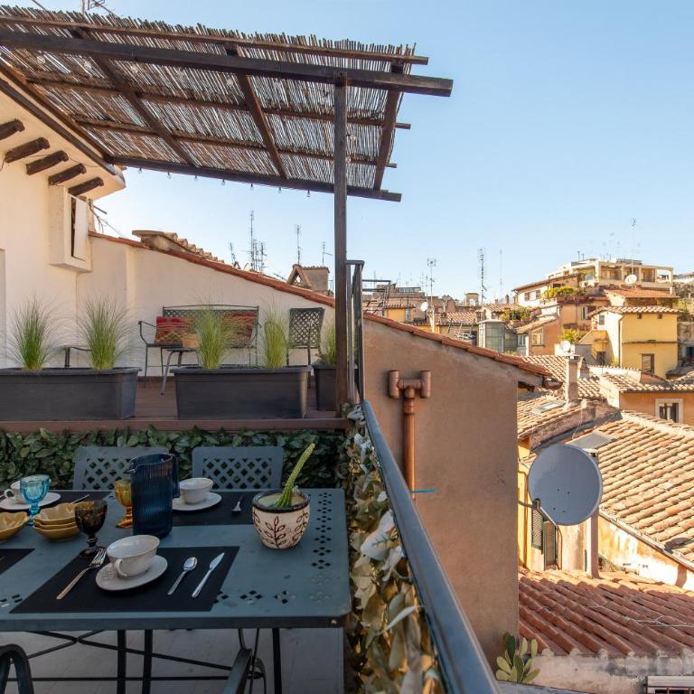 Rooftop penthouse Campo de Fiori cozy Terrace - Appartamento con 1 Camera da Letto - 17