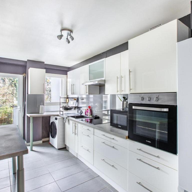 Appartement T3 avec Jacuzzi Privatif et Cour - Mulhouse - Apartment mit 2 Schlafzimmern - 16