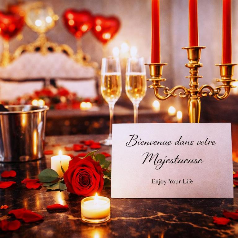 La majestueuse, SPA XXL, Day use, Suite de luxe, 5 min centre - Appartement 1 Chambre - 11