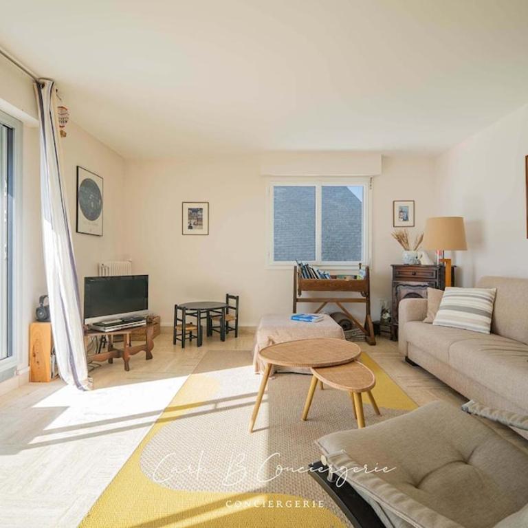 LA PLUME appartement 4 personnes - 2 adultes et 2 enfants entre mer et ville Concarneau - Apartment mit 1 Schlafzimmer - 5