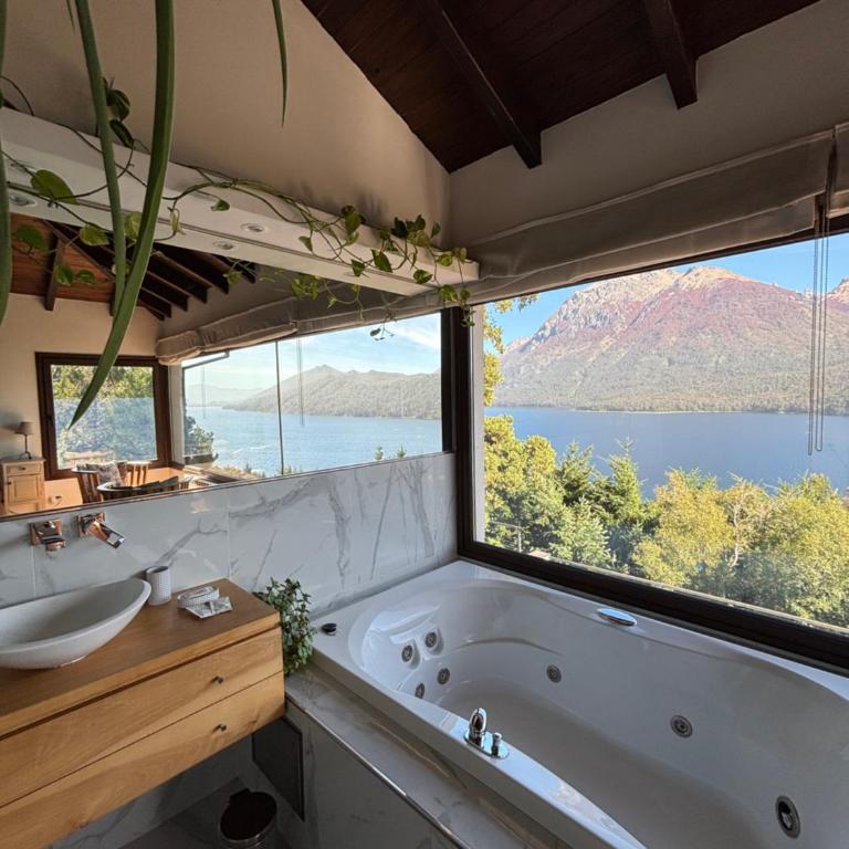 Casa de lujo con Vista al Lago Gutiérrez y Jacuzzi - Villa Deluxe - 34