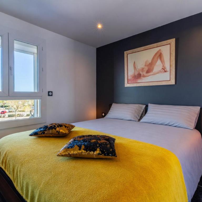 Cap Caline - Studio design Port Nature 5 coeur du Village Naturiste - Apartment mit 1 Schlafzimmer - 16