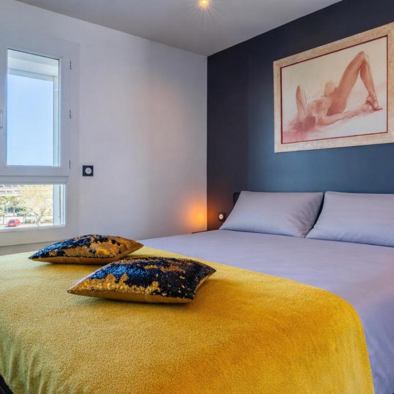 Cap Caline - Studio design Port Nature 5 coeur du Village Naturiste - Apartment mit 1 Schlafzimmer - 17
