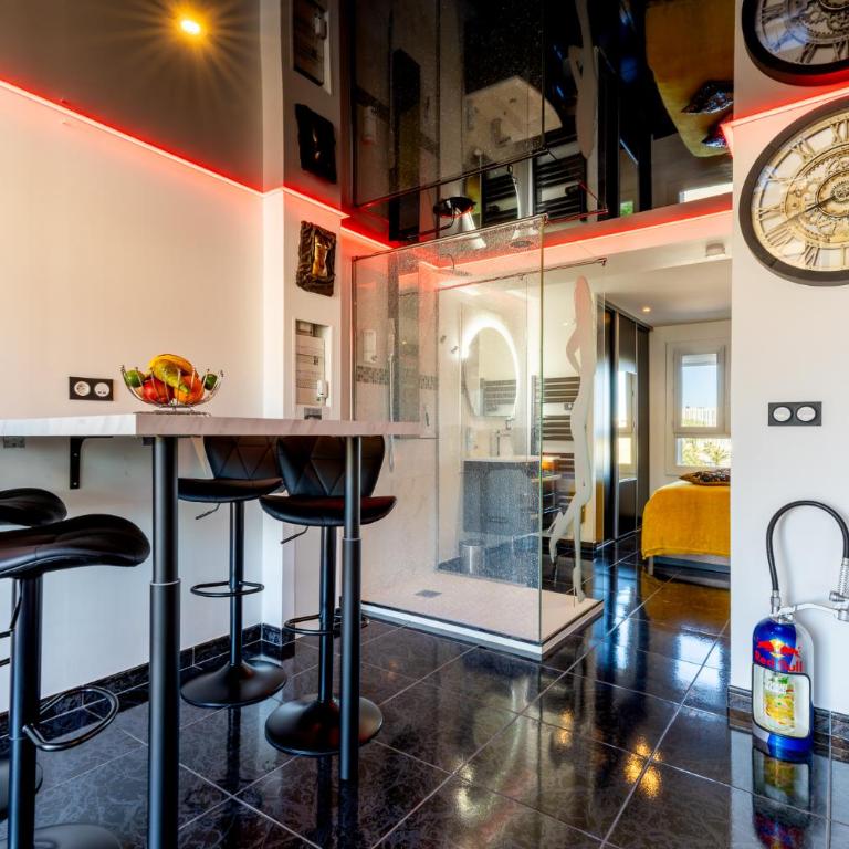 Cap Caline - Studio design Port Nature 5 coeur du Village Naturiste - Apartment mit 1 Schlafzimmer - 9