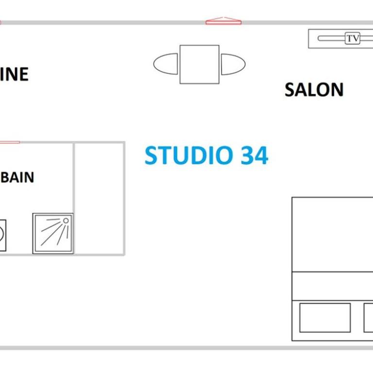 Joli studio - Appartement 1 Chambre - 10