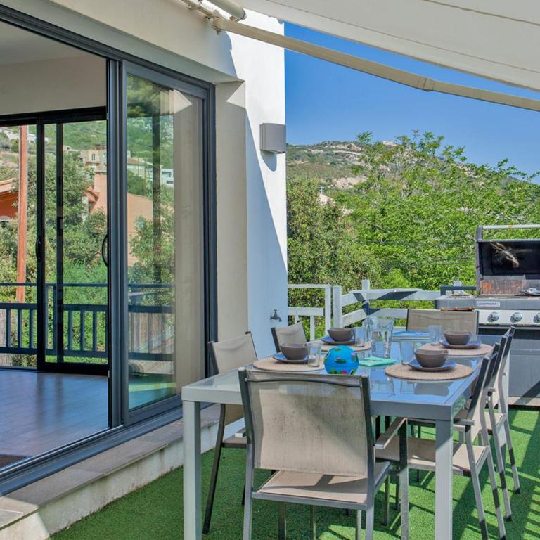 Villa casa Luna piscine chauffée vue mer proche centre et plage de Calvi - Villa - 17