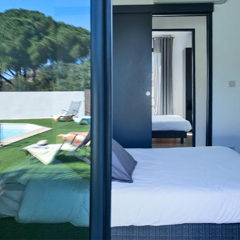 Villa casa Luna piscine chauffée vue mer proche centre et plage de Calvi - Villa - 32