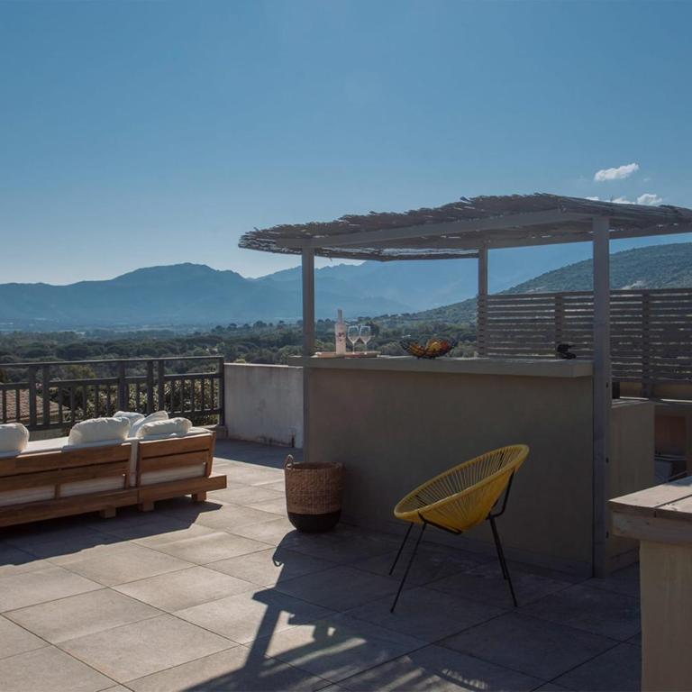 Villa casa Luna piscine chauffée vue mer proche centre et plage de Calvi - Villa - 46