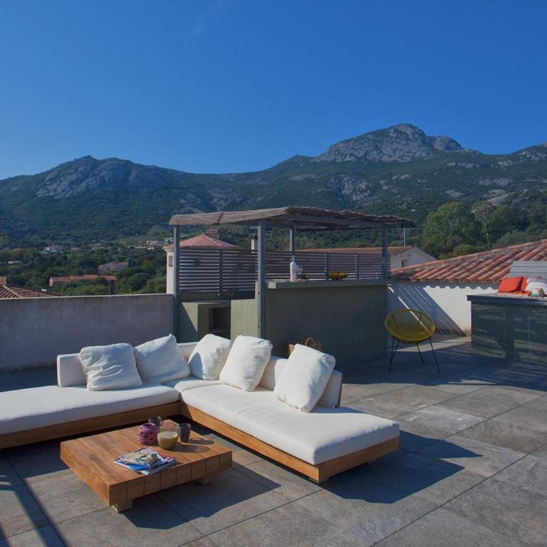 Villa casa Luna piscine chauffée vue mer proche centre et plage de Calvi - Villa - 47