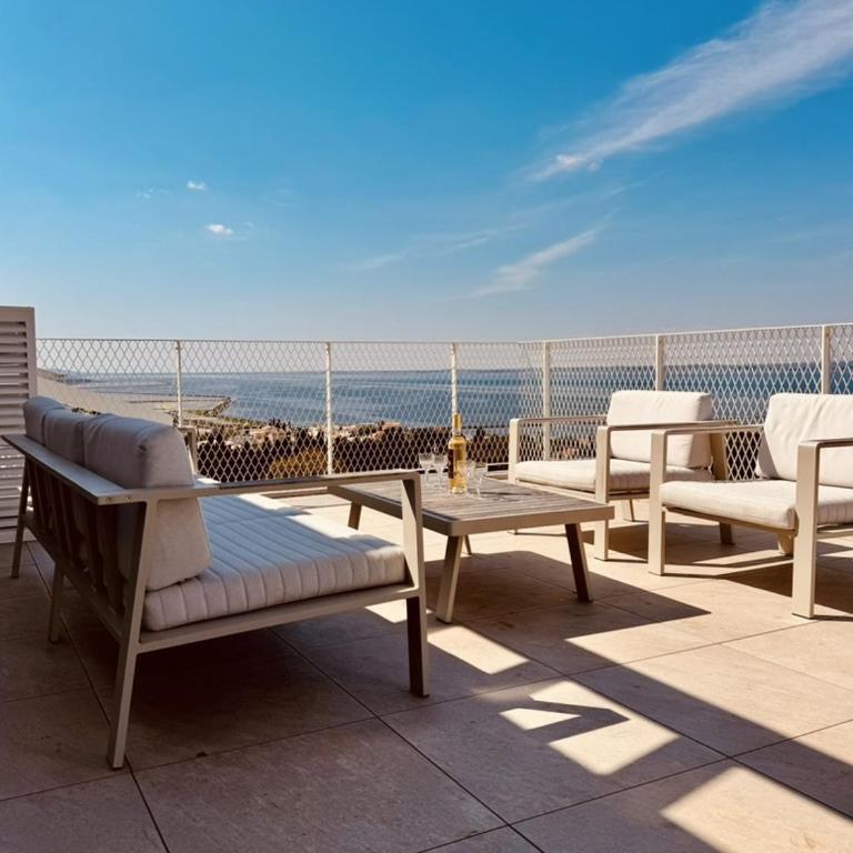 Maison sur le toit face Etang de Thau - Apartamento de 3 dormitorios y vistas al mar - 21