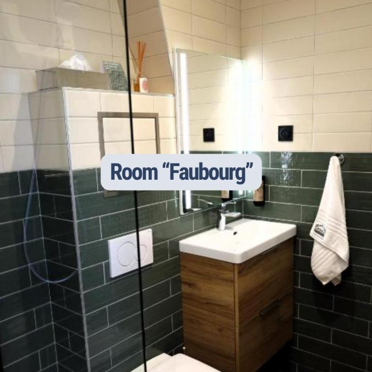 Les Chambres du Faubourg - Chambre Double avec Salle de Bains Privative - 37