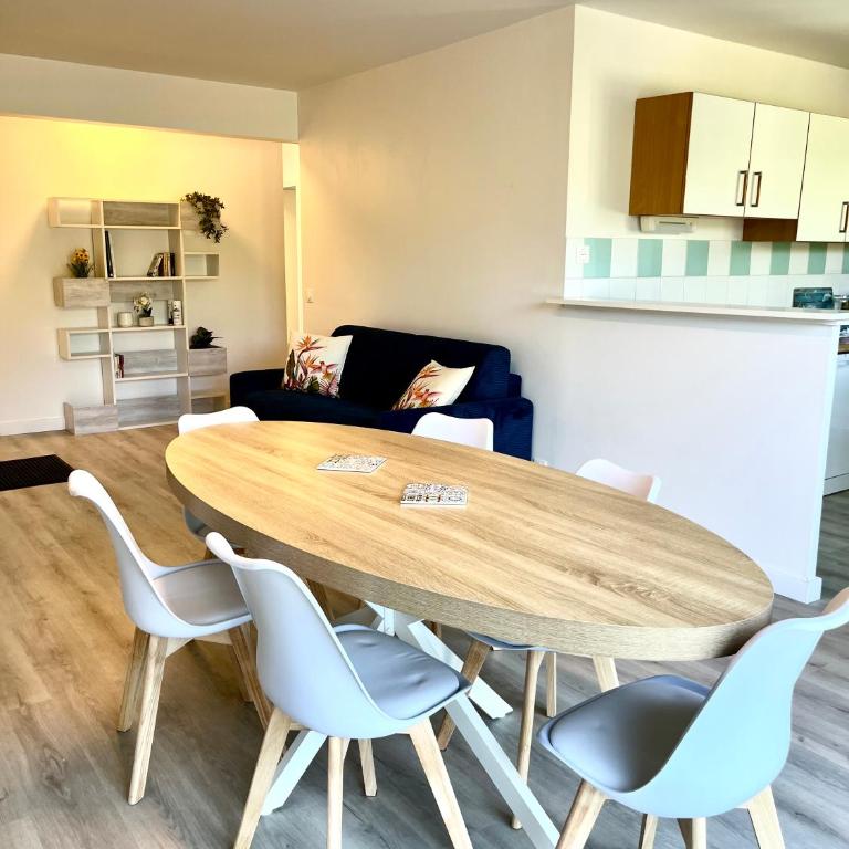 Apartment with a quiet garden and parking - 6 guests - Appartement Familial 2 Chambres - 8