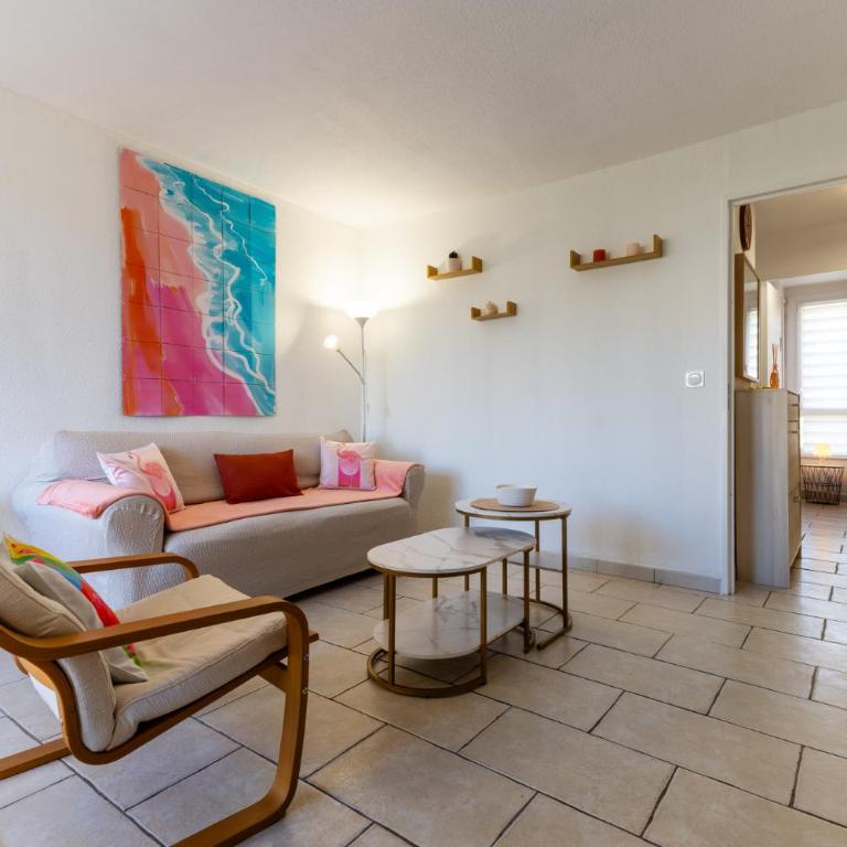 Le Cap Playa - Appartement calme - Avant port - terrasse - proche plages - Two-Bedroom Apartment - 6