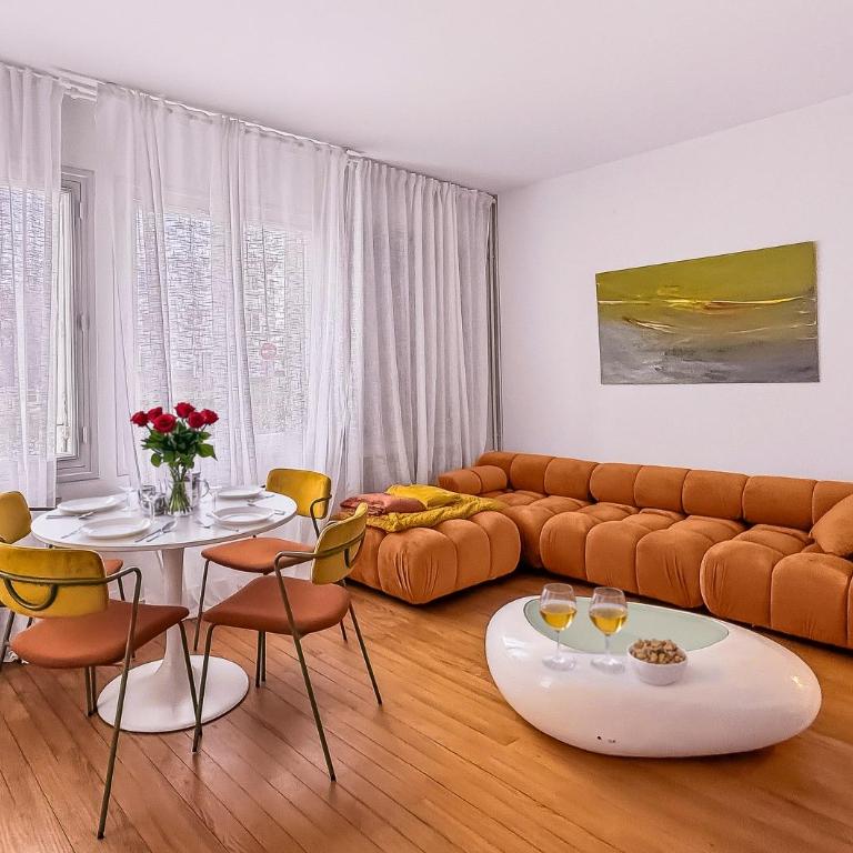 T3 authentique avec terrasse et parking privé - Appartement 3 Chambres - 4