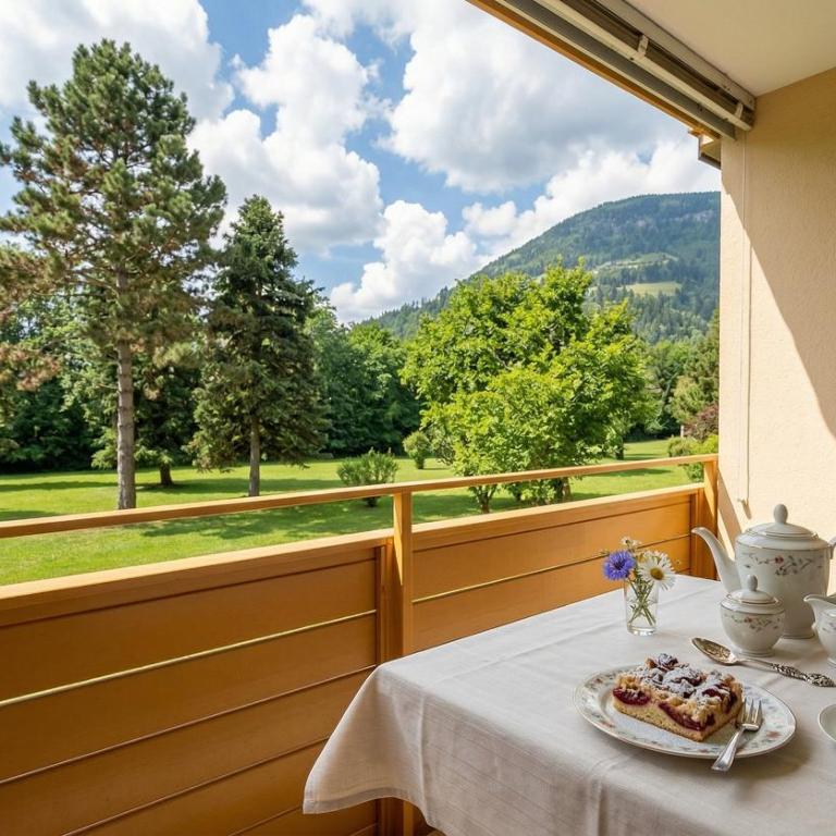 VERONIKA Haus KMB Seeappartement am Ossiacher See mit direktem Seezugang und Hallenbad - Apartment mit 2 Schlafzimmern und Balkon - 9