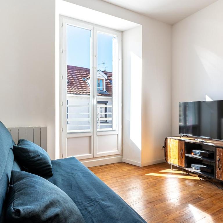 400m Gare calme tout confort fibre lit double - One-Bedroom Apartment - 1