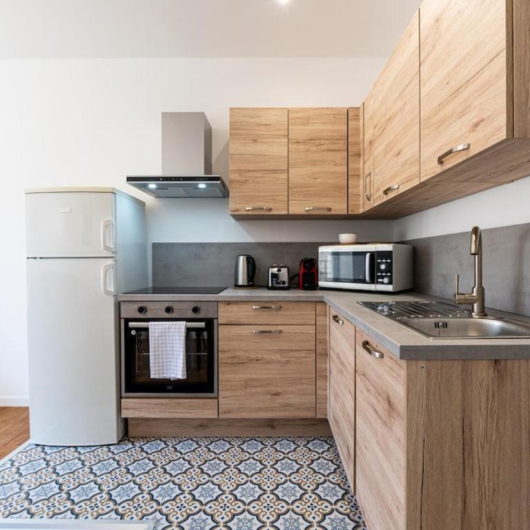 400m Gare calme tout confort fibre lit double - One-Bedroom Apartment - 9