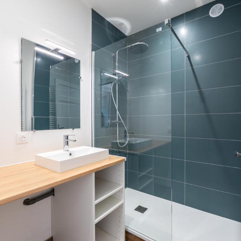 400m Gare calme tout confort fibre lit double - One-Bedroom Apartment - 15