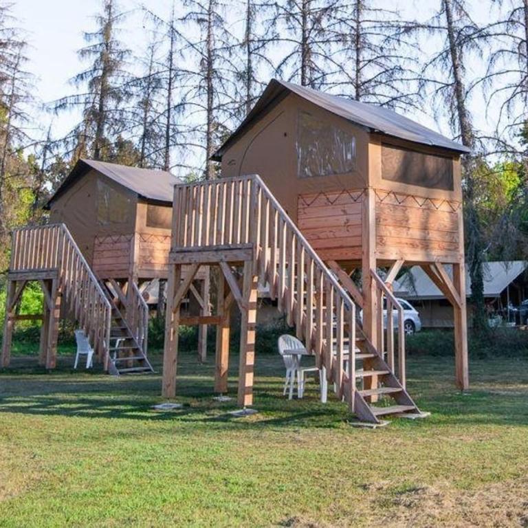 Camping Onlycamp Les Peupliers du Lac - Chambre Lits Jumeaux - 1