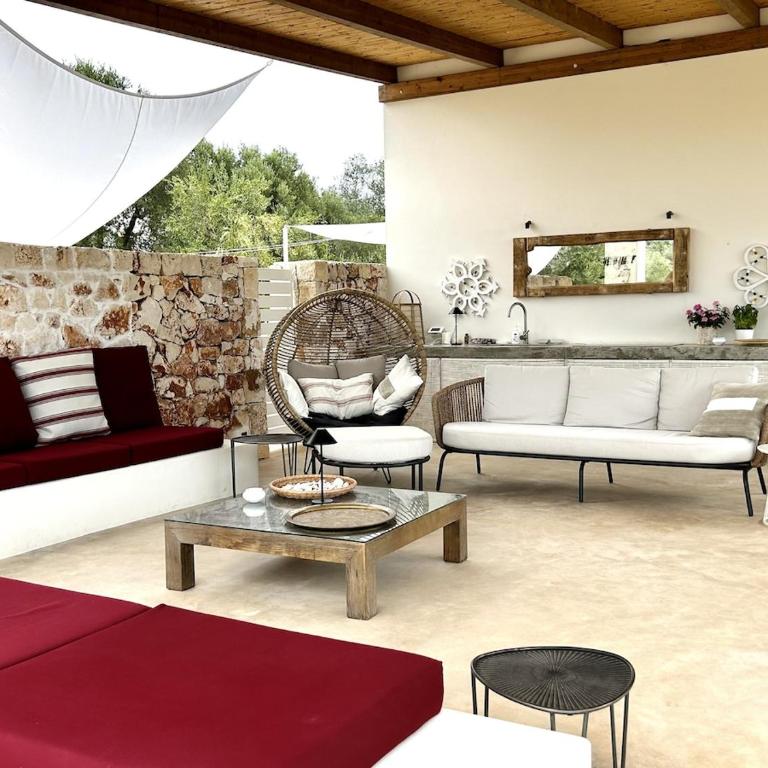 Ostuni Villa with Trullo 3 bedrooms Pool in Olive Grove near the Sea - Villa Deluxe - 20