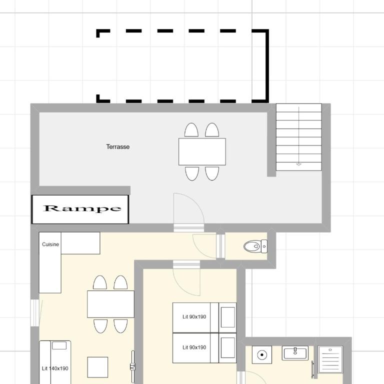 Gîtes de La Châtaigneraie - One-Bedroom Apartment - 4