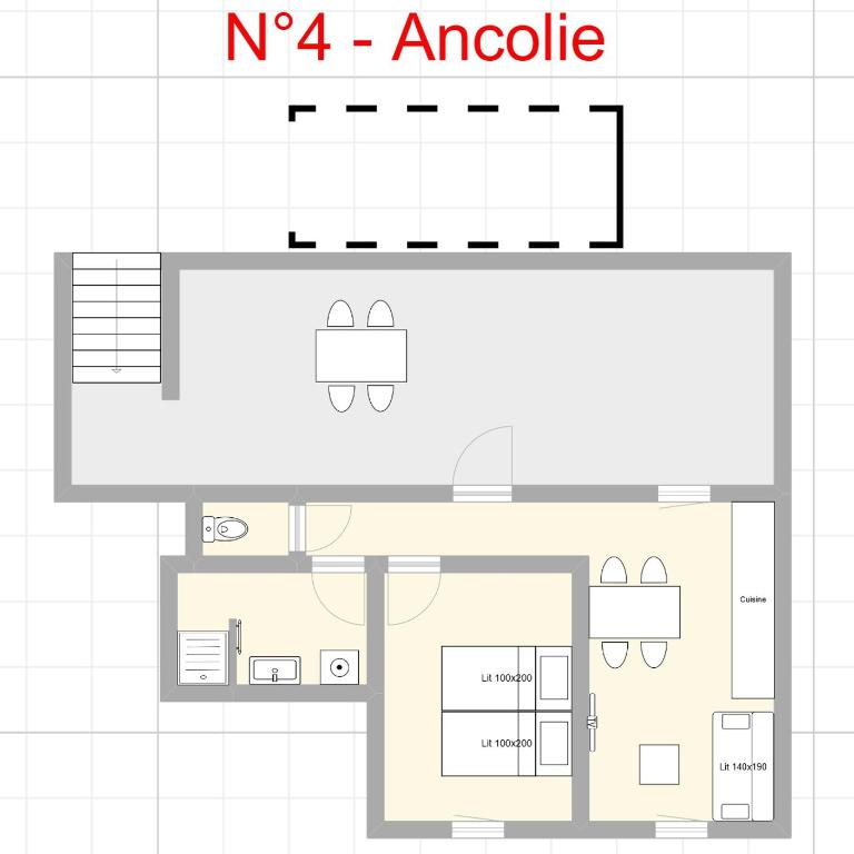 Gîtes de La Châtaigneraie - One-Bedroom Apartment - 1