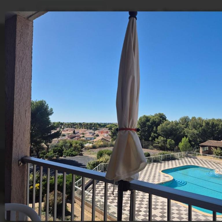 studio59, climatisé, parking, piscine, vue, wifi gratuit - Studio - Vue sur Piscine - 8