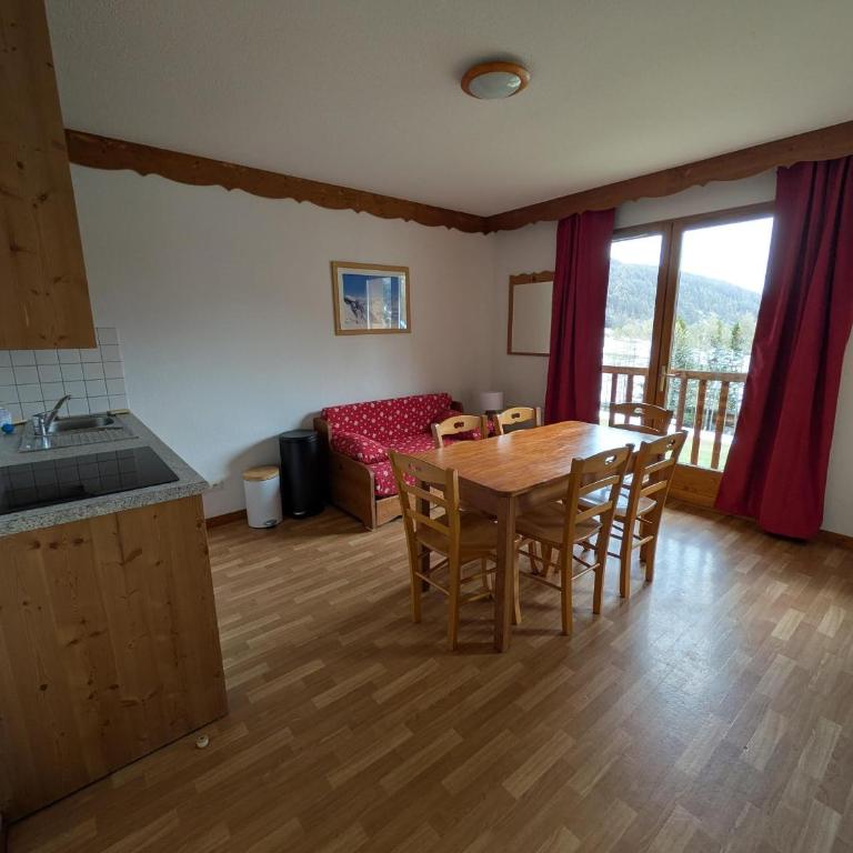 Appartement 3 pieces 6 personnes, 2 chambres, wifi fibre gratuit, piscine l'été et au pied des pistes l'hiver - Appartement 2 Chambres avec Vue sur la Montagne - 11