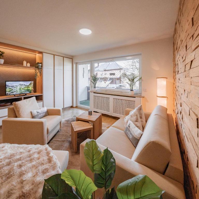 Allgäu Living l Ferienwohnung Ifenblick - Oberstdorf im Allgäu - Ifenblick Panorama & Parkplatz - Apartment mit 1 Schlafzimmer - 3