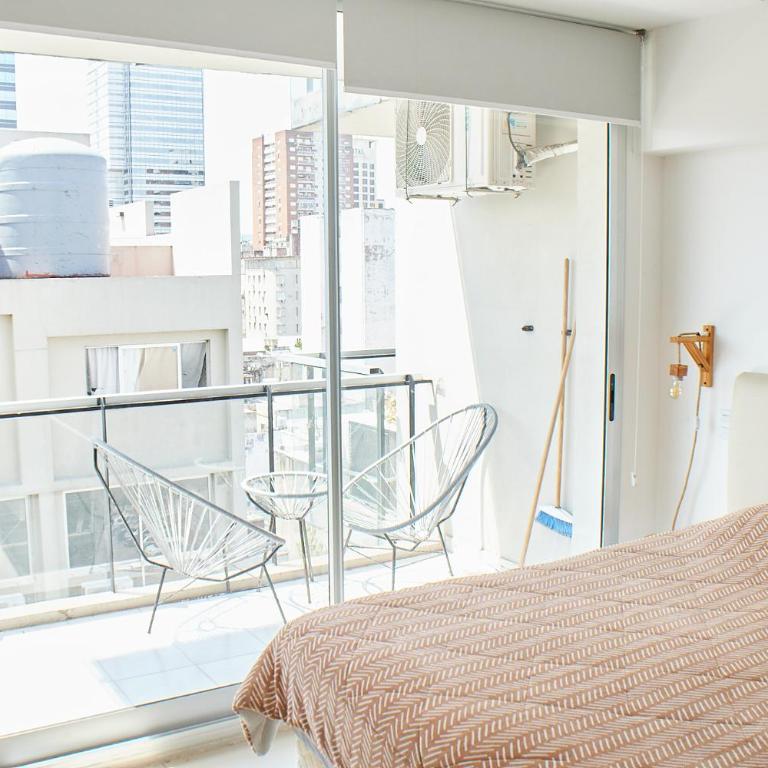 Inmejorable! Piso alto en Centro BsAs, Moderno con parrilla y pileta 3 pax - Estudio con balcón - 16