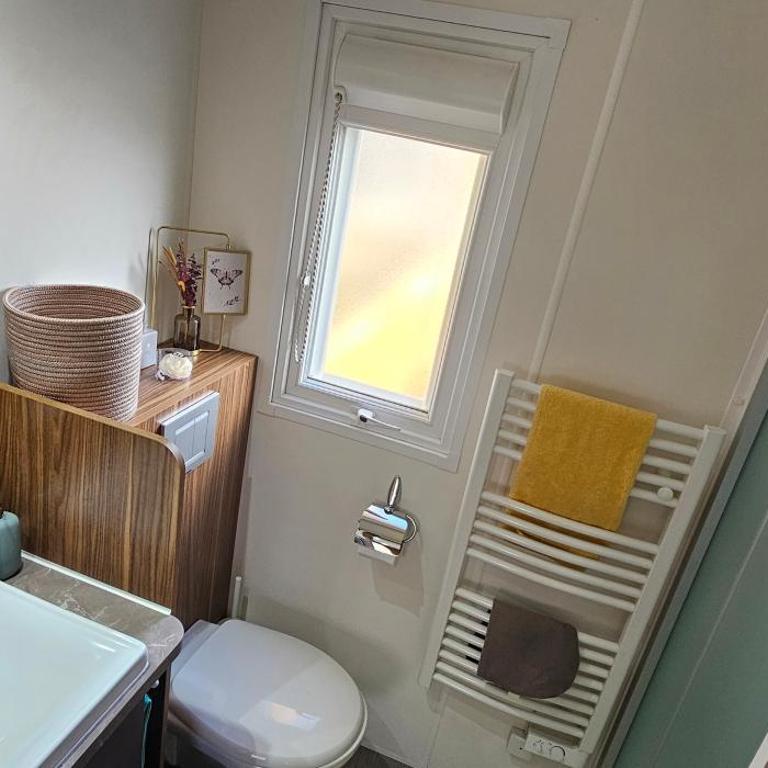 Mobil-home Évasion Valras tout confort 40 m2 - Camping Les Sables du Midi Valras-Plage - Bungalow mit 3 Schlafzimmern - 25