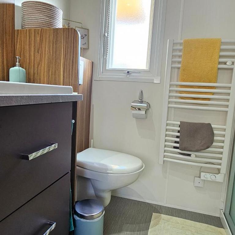 Mobil-home Évasion Valras tout confort 40 m2 - Camping Les Sables du Midi Valras-Plage - Bungalow mit 3 Schlafzimmern - 26