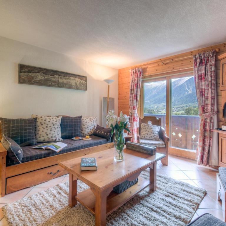 Apt Bellachat 10 for 4 with Pool & 120m to lift - Happy Rentals - Appartement avec Balcon - 5
