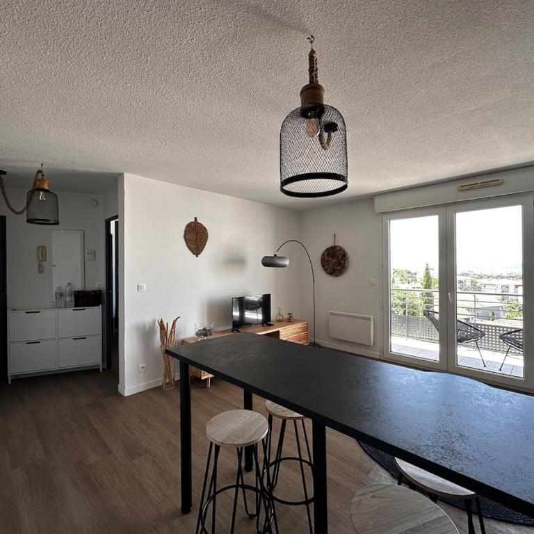 Appartement lumineux avec terrasse et vue imprenable sur l'étang de Thau - Apartment mit 1 Schlafzimmer - 4