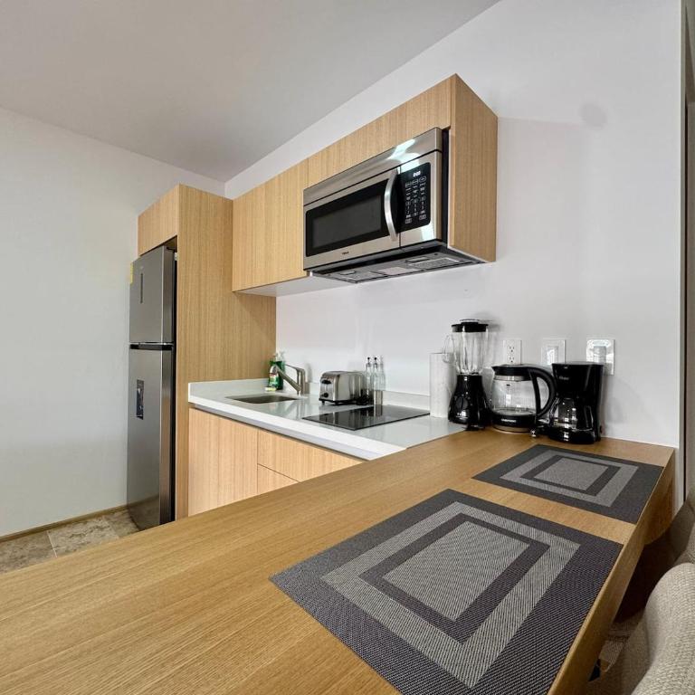 Stylish studio near 5th Avenue with ocean views - Habitación Individual - 4